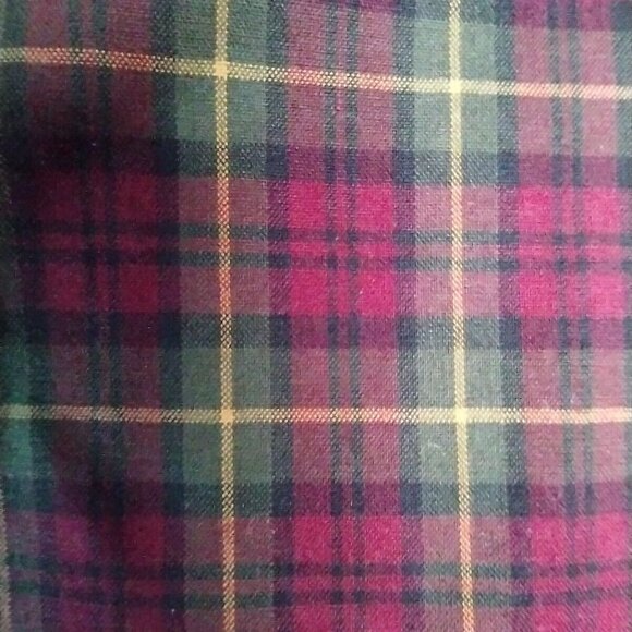 LL BEAN Shirt Mens Casual Button Up XL Tall Cotton Blend Red‎ Plaid - Picture 3 of 7